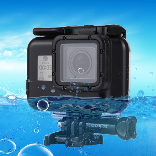 

[UAE Warehouse] PULUZ 60m Waterproof Housing Protective Case for GoPro HERO(2018) / HERO7 Black /6 /5, with Buckle Basic Mount & Screw, No Need to Remove Lens