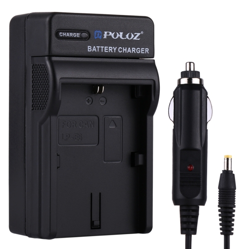 

PULUZ Digital Camera Battery Car Charger for Canon LP-E6 Battery