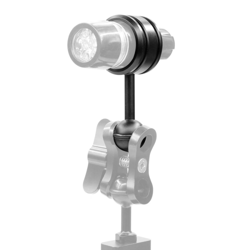 

PULUZ Light Diving Aluminum Alloy Clamp Ball Head Mount Adapter Fixed Clip for Underwater Strobe Housing Light