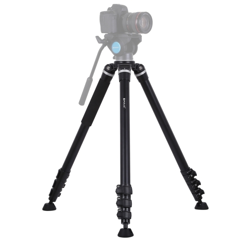 

PULUZ 4-Section Folding Legs Metal Tripod Mount for DSLR / SLR Camera, Adjustable Height: 97-180cm