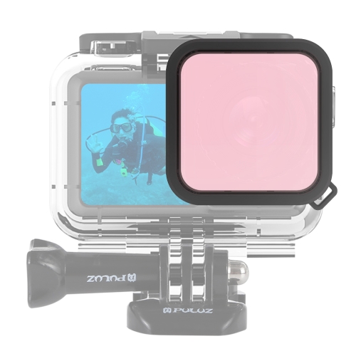 

PULUZ Housing Diving Color Lens Filter for DJI Osmo Action(Pink)