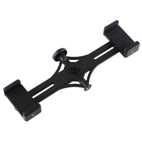 

PULUZ Live Broadcast Dual Phone Brackets Horizontal Holder for iPhone, Galaxy, Huawei, Xiaomi, Sony and Other Smart Phones