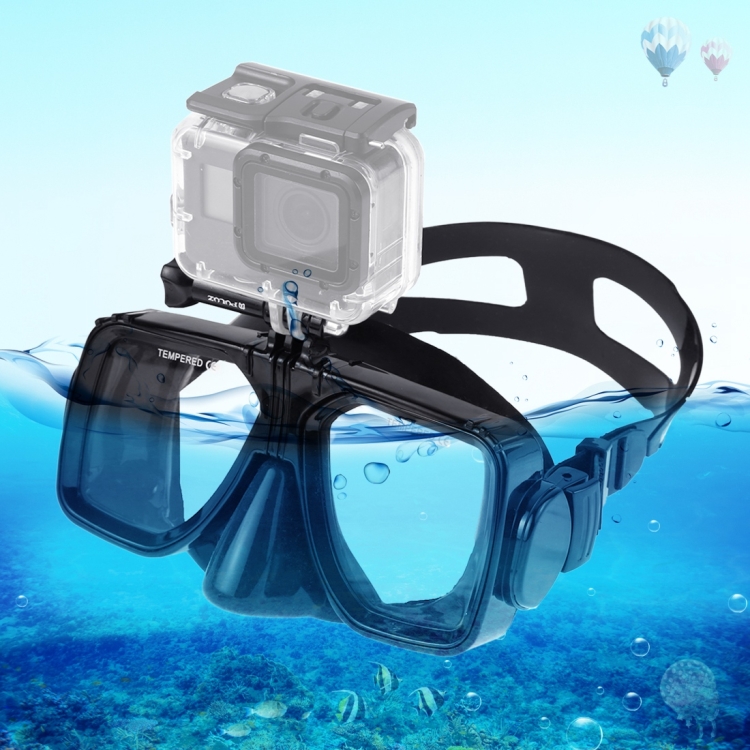 //3//2 //1 Water Sports Diving Equipment Diving Mask Swimming Glasses for GoPro New Hero //HERO6 //5//5 Session //4 Session //4//3 Xiaoyi and Other Action Cameras Durable Color : Red