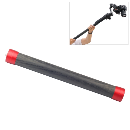 

Carbon Fiber Extension Monopod Pole Rod Extendable Stick for DJI / MOZA / Feiyu V2 / Zhiyun G5 / SPG Gimbal, Length: 35cm(Red)