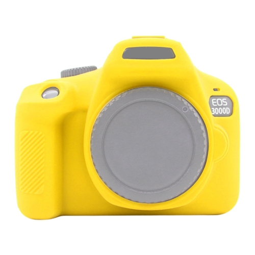 

PULUZ Soft Silicone Protective Case for Canon EOS 3000D / 4000D(Yellow)