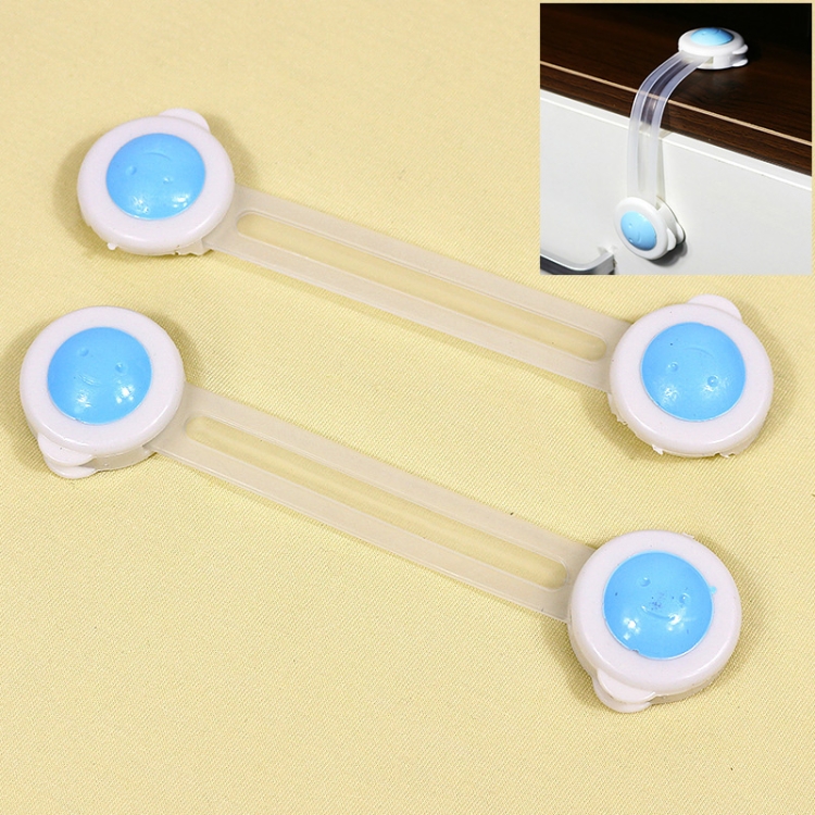 

2x Baby Safety Lock Band for Cupboard / Drawers / Wardrobe / Fridge(White)