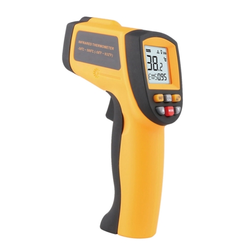 

Infrared Thermometer, Temperature Range: -50 - 550 Degrees Celsius(Yellow)