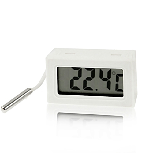 

Mini LCD Indoor Digital Thermometer (Centigrade Display), White