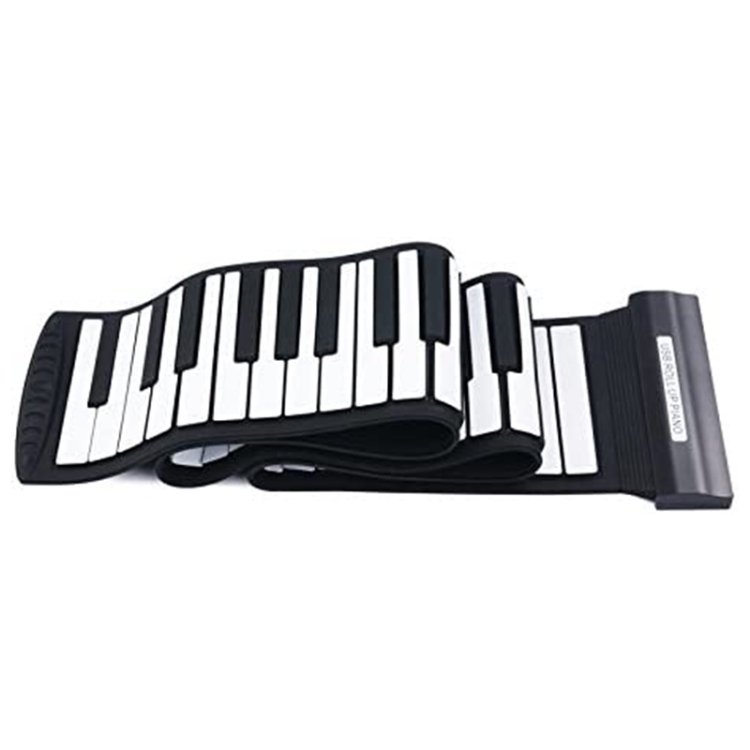 

Portable USB MIDI Roll-up 88 Standard Keys Flexible Soft Keyboard Piano, Size: 132.5 x 14 x 0.5cm