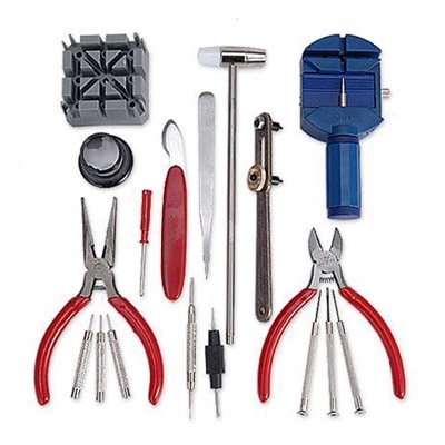 

18 in 1 Watch Repair Tool Set Screwdrivers Case Opener