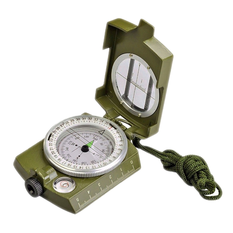 

GoldGood DC60-2A Outdoor Multi-function Military Travel Geology Pocket Prismatic American Compass with Luminous Display(Army Green)