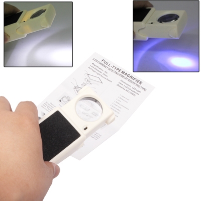 

Pull-Type 45X Jewelry Magnifier(White)