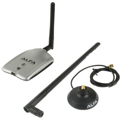 

1000mW High-Power & High-Sensitivity 802.11b/g USB Wireless Adapter with 2dBi Gain Dipole Antenna & 8dBi Gain Dipole Antenna, Support Network Decoder