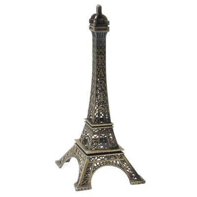 

Paris Eiffel Tower Furnishing Articles Model Photography Props Creative Household Gift (Size:13 x 5.8cm )