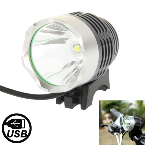 

3 Modes USB CREE XML T6 LED Headlamp / Bicycle Light, Luminous Flux: 900lm, Cable Length: 1.5m