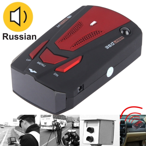 

High Performance 360 Degrees Full-Band Scanning Car Speed Testing System / Detector Radar, Built-in Russian Voice Broadcast