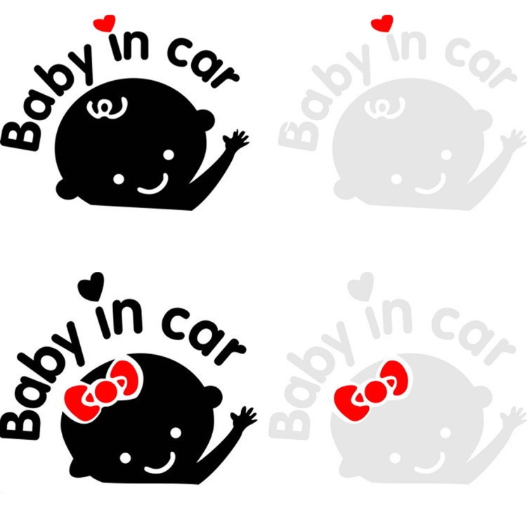 

10 PCS Creative Design Waterproof Reflective Warning Sticker, Random Style Delivery