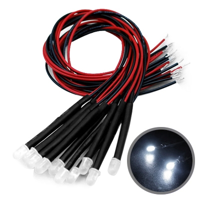 

DIY White LED Light Bulb (10pcs in one packaging, the price is for 10pcs)(White Light)