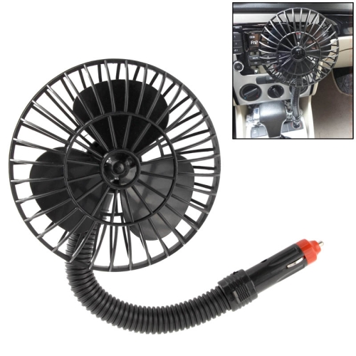 

Car Truck Vehicle Cooling Mini Fan with Cigarette Plug 12V Powered(Black)