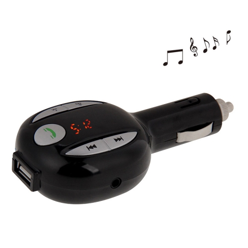 SUNSKY - Car Bluetooth FM Transmitter / MP3 Player / Phone Charger with ...