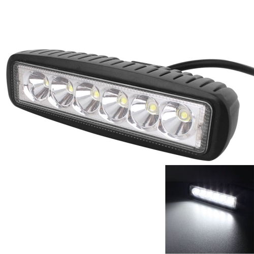 

18W 1440LM Epistar 6 LED White Slot Beam Car Work Lamp Bar Light Waterproof IP67, DC 10-30V