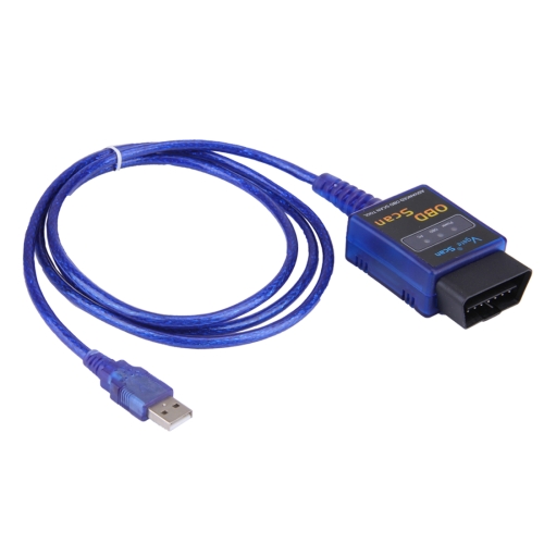 

Vgate Mini ELM 327 OBDII / Advanced OBD Scan Tool & PC USB Interface Cable, Support All OBDII Protocols(Blue)