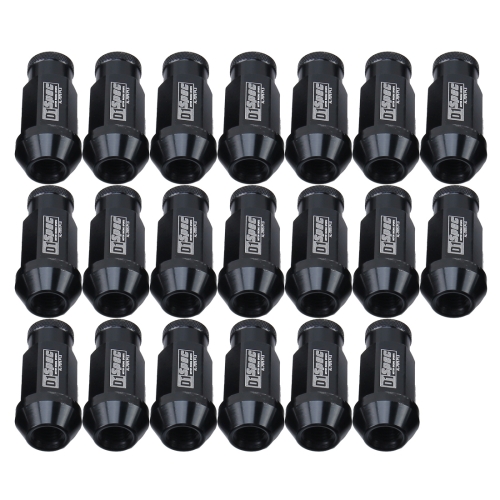 

20 PCS D1 Spec P1.5 Racing Wheel Nut, Length: 50mm(Black)