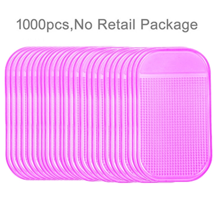 Large Anti-Slip Dashboard Sticky Pad Phone Holder Non-Slip Mat Clear+Purple