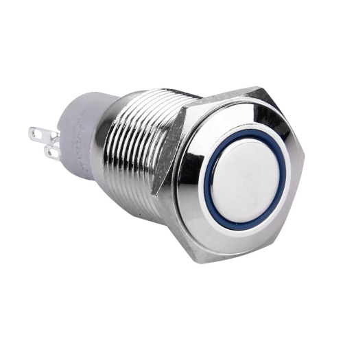 

Metal Push Button Switch for Racing Sport (Vehicle DIY)(Blue Light)