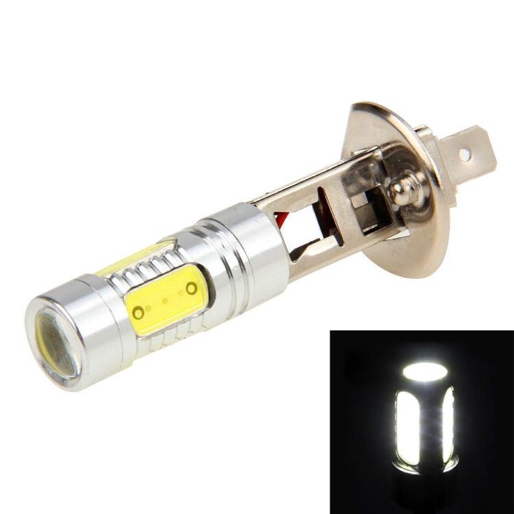 

H1 6W White LED Fog Light for Vehicles, DC 12V-24V