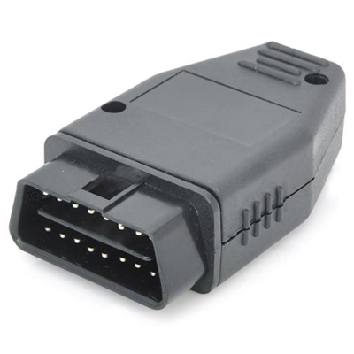 

OBDII 16-Pin Connector Adapter for Car Diagnostic Male Cable(Black)