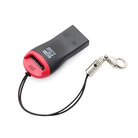 

Mobile Mate Micro SD & M2 Memory Card Reader(Black)