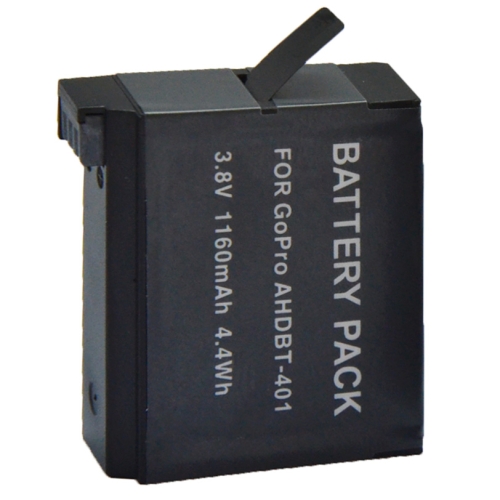 

AHDBT-401 3.8V 1160mAh Replacement Battery for GoPro Hero 4 Digital Camera(Black)