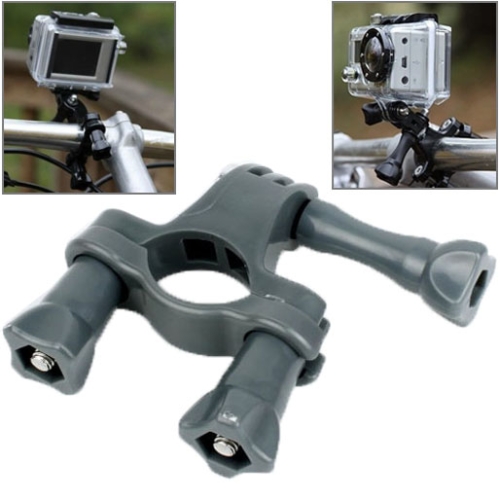 

TMC Handlebar Seatpost Pole Mount Bike Moto Bicycle Clamp for GoPro NEW HERO /HERO6 /5 Session /5 /4 Session /4 /3+ /3 /2 /1, Xiaoyi Sport Cameras(Grey)