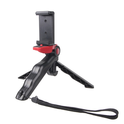

Portable Hand Grip / Mini Tripod Stand Steadicam Curve with Straight Clip for GoPro HERO 4 / 3 / 3+ / SJ4000 / SJ5000 / SJ6000 Sports DV / Digital Camera / iPhone , Galaxy and other Mobile Phone(Red)