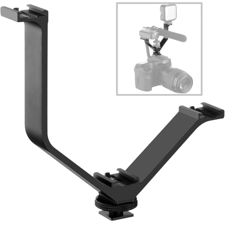 

12.5 cm Triple Shoe V-bracket(Black)