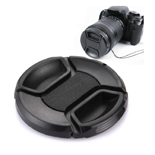 

62mm Center Pinch Camera Lens Cap(Black)