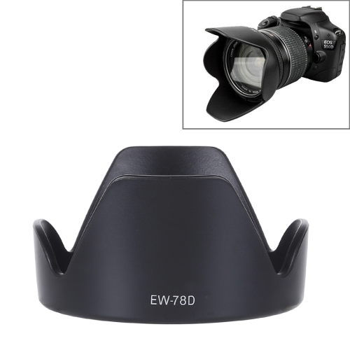 

EW-78D Lens Hood Shade for Canon EF 28-200mm f/3.5-5.6 USM, EF 28-200mm f/3.5-5.6 IS Lens(Black)