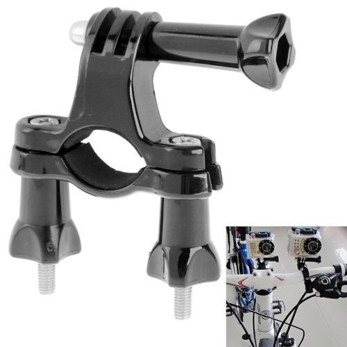 

ST-01 Bicycle Bike Ride Handlebar / Seatpost Pole Mount for GoPro HERO9 Black / HERO8 Black /7 /6 /5 /5 Session /4 Session /4 /3+ /3 /2 /1, DJI Osmo Action, Xiaoyi and Other Action Cameras(Black)