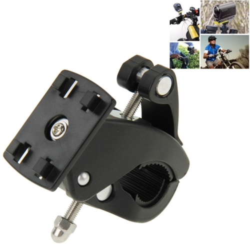 

Bicycle Motorcycle Holder Handlebar Mount for GoPro NEW HERO /HERO6 /5 /5 Session /4 Session /4 /3+ /3 /2 /1, Xiaoyi and Other Action Cameras(Black)