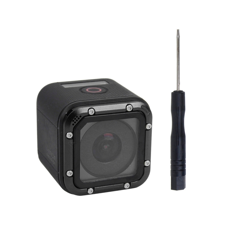 

Aluminum Frame Lens Replacement Kit for GoPro HERO 4 Session(Black)