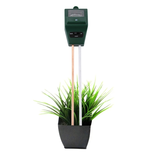 

3 in 1 Plant Flowers Soil Meter (PH + Moisture + Light)(Green)