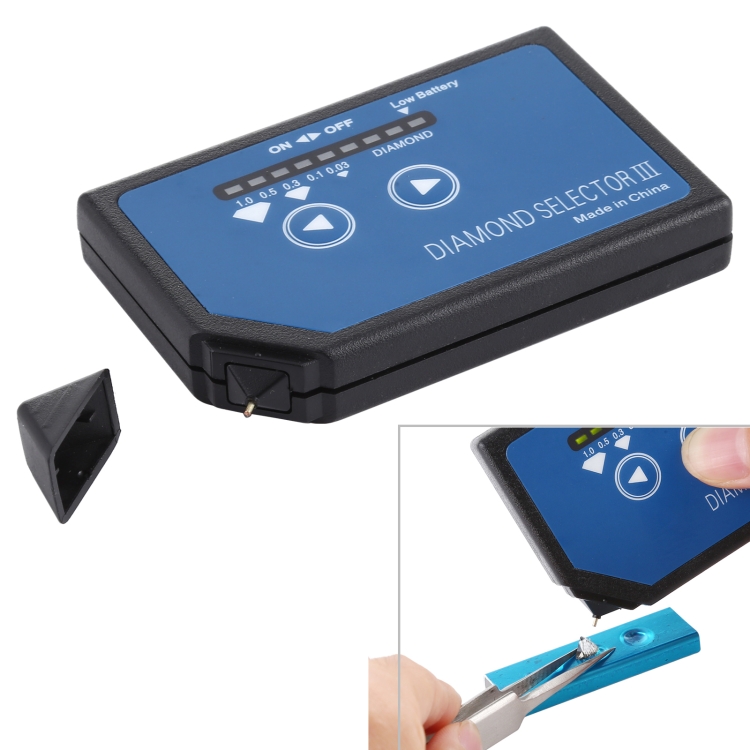 

Audio Portable Diamond Selector III Tester, 2x AA Batteries
