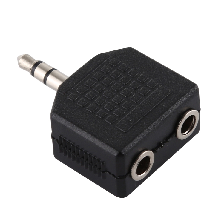 

3.5mm Stereo Jack Headphone Splitter Adapter(Black)