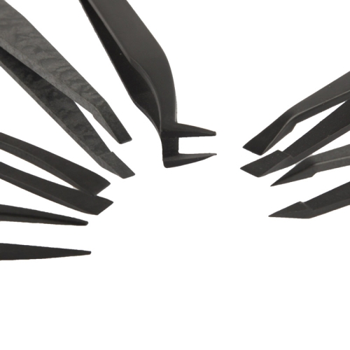 

6 in 1 ESD Fibre Plastic Tweezers