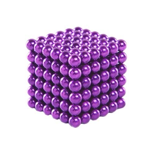 Sunsky 216 قطعة من كرات Buckyballs المغناطيسية كرات المغناطيس السحرية أرجواني