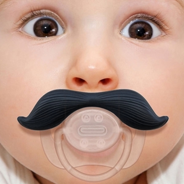 

High Quality Funny Infant Mustache Baby Appease Nipple