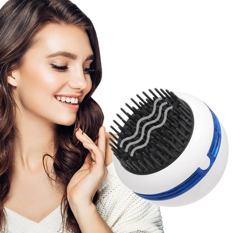 

Portable Massaging Comb Stress Releasing Massager Health Care Item for Head Scalp Hair (Color Random Delivery)(White)