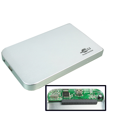 

2.5 inch HDD IDE External Case(Silver)