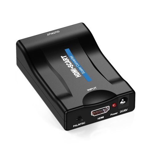 MINI MHL/HDMI TO SCART Video Converter Scaler (EU Plug)(Black)